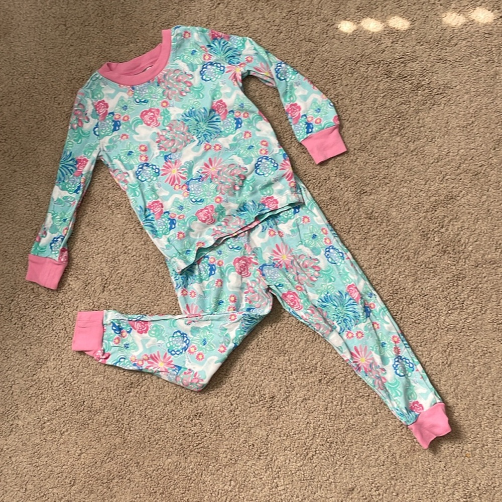 Lilly Pulitzer x Pottery Barn Toddler Pajamas - Unicorn Print